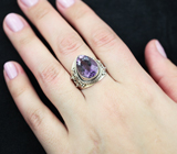Серебряное кольцо с аметистом Серебро 925