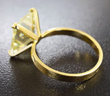 Золотое кольцо с муассанитом 4,44 карат Золото