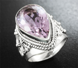 Серебряное кольцо с аметистом Серебро 925