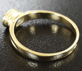 Золотое кольцо с насыщенным танзанитом 0,56 карат Золото
