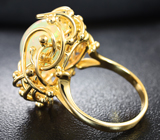 Золотое кольцо с фантастическим эфиопским опалом 6,15 карат Золото