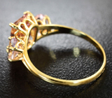 Золотое кольцо с морганитами 2,83 карат Золото