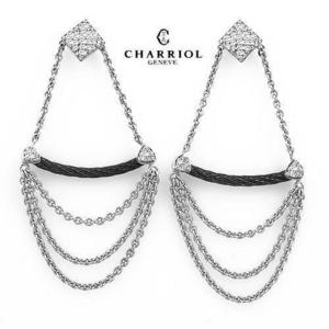 Серьги от «Charriol» с бриллиантами