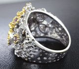 Серебряное кольцо с аметистами