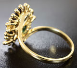 Золотое кольцо с гранатами со сменой цвета 3,11 карата и бриллиантами Золото
