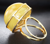 Кольцо с янтарем 27,95 карата Золото