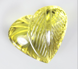 Лимонный цитрин авторской огранки 38,97 карата 