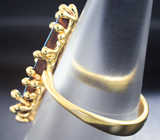 Золотое кольцо с австралийским дублет опалом 4,41 карата Золото