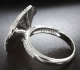 Оригинальное серебряное кольцо с кубиком циркония Серебро 925