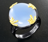 Серебряное кольцо с халцедоном 22+ карат Серебро 925