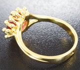 Кольцо с красной шпинелью Золото