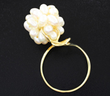 Золотое кольцо с жемчугом 12,42 карата