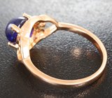 Чудесное серебряное кольцо с синим сапфиром