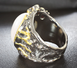Серебряное кольцо с гошенитом и родолитами Серебро 925