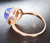 Замечательное серебряное кольцо с танзанитом Серебро 925