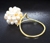 Золотое кольцо с жемчугом 11,81 карата Золото