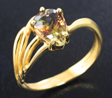 Золотое кольцо с андалузитом 1,13 карата Золото
