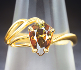 Золотое кольцо с андалузитом 1,13 карата Золото