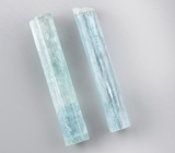 Пара кристаллов забайкальского аквамарина 11,15 карата 