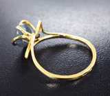 Золотое кольцо с уральским александритом 4,07 карата Золото
