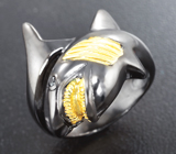 Серебряное кольцо с сапфиром Серебро 925