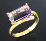 Золотое кольцо с чистейшим аметрином 3,43 карата Золото