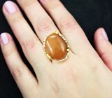 Серебряное кольцо с рутиловым кварцем и родолитами