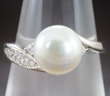 Классический серебряный комплект с жемчугом