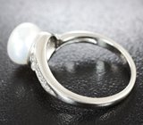 Классический серебряный комплект с жемчугом