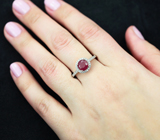 Изящное серебряное кольцо с рубином Серебро 925