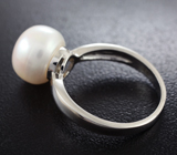 Элегантное серебряное кольцо с жемчужиной Серебро 925