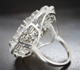 Крупное серебряное кольцо с лабрадоритами Серебро 925