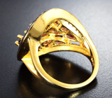 Чудесное серебряное кольцо с пиропами гранатами  Серебро 925