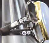 Серебряное кольцо с халцедоном