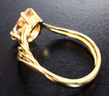 Золотое кольцо с морганитом редкой огранки 1,59 карата Золото