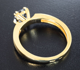 Кольцо с необлагороженным сапфиром высокой чистоты 1,42 карата Золото
