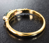 Кольцо с уральским александритом авторской огранки 0,71 карата Золото