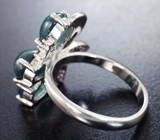 Великолепное серебряное кольцо с редким грандидьеритом Серебро 925