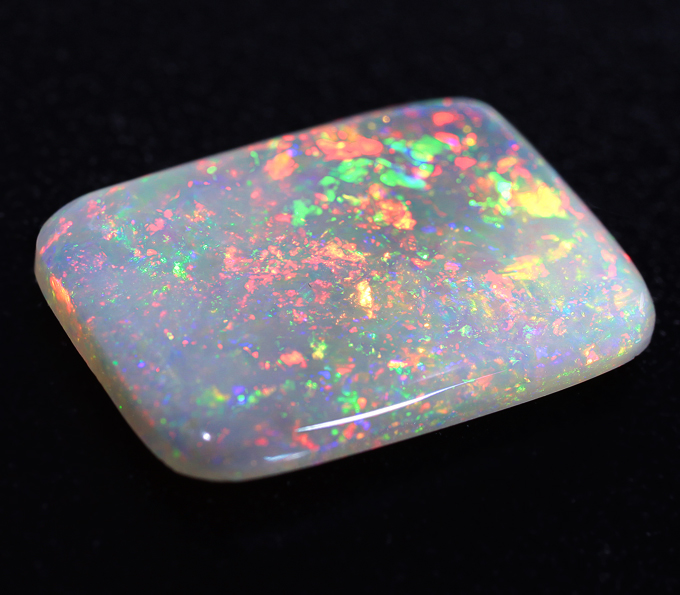 Сквозная опалесценция! Австралийский solid опал 2,1 карата купить в ...