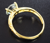 Золотое кольцо с муассанитом высокой чистоты 1,87 карата Золото