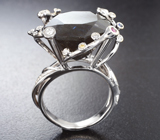 Кольцо с нууммитом 18,5 карата, разнооцветными сапфирами и бриллиантами Золото