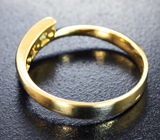 Золотое кольцо с уральскими александритами 0,33 карата Золото