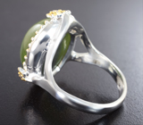 Серебряное кольцо cо сфеном Серебро 925