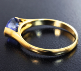 Золотое кольцо с танзанитом 1 карат Золото