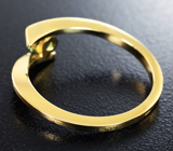 Золотое кольцо с уральским александритом высокой чистоты 0,4 карата Золото
