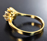 Золотое кольцо с муассанитом 1,48 карата