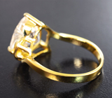 Золотое кольцо с морганитом 3,16 карата Золото