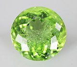 Кольцо с перидотом с включениями рутила 15,3 карата