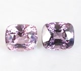 Пусеты с пурпурными шпинелями 2,79 карата