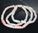 Натуральные solid кораллы на нити 47,15 карата 